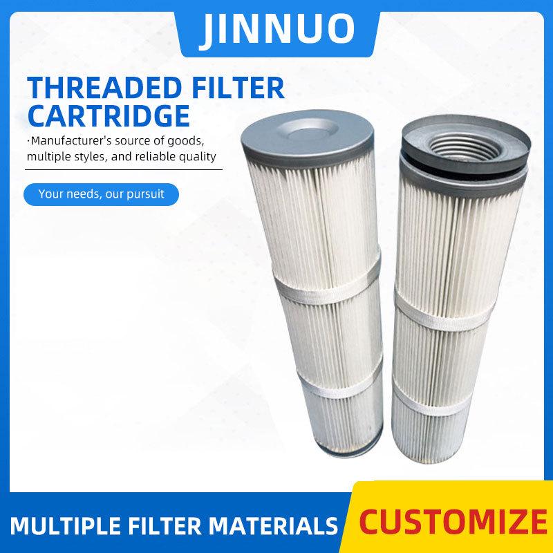 In-Stock Threaded Dust Removal Filter Cartridge for Welding Fume Purification