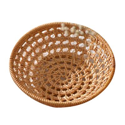 Rattan Dokuma Saklama Sepeti Havlu Askısı Meyveli Kek Düzenleyici Fotoğrafçılık Aksesuarları