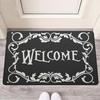 Classic Welcome Door Mat Non Slip Durable Entry Mat for Traditional Home Decoration