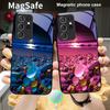 Colorful Stone Seaside For Samsung S 25 S25 Edge S25Ultra S8 9 10 20 S21 Pro S22 Plus S23 FE S24 Ultra Magsafe Glass Phone Case