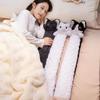 German Cat Long Hot Water Bottle Winter Bed Warmer Water-Filled Extended Hot Compress Warm Water Bag for Women