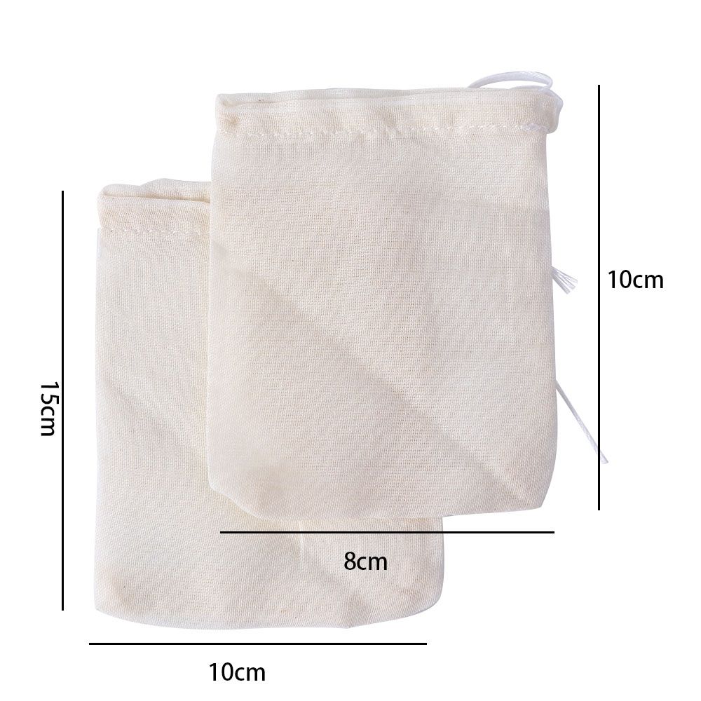 For Party Tea Wedding Home Supplies Tea Filter Unbleached Food Packing Bags Muslin Bag Sachet Bag Drawstring Bags Cotton Pouch