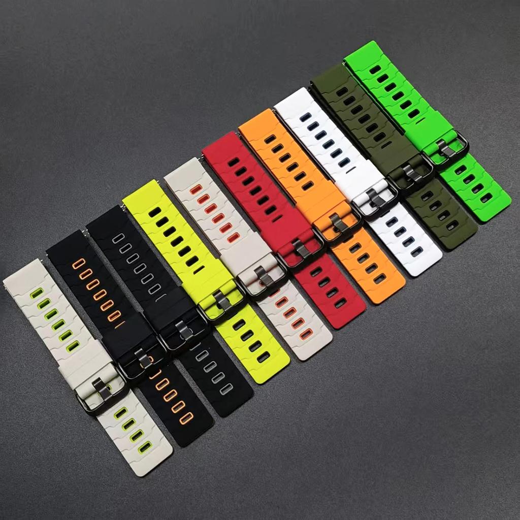 22mm Silicone Strap For Realme Watch S2 3 2 S/3 2 S Pro Sports Watch Band For COROS APEX 4 42mm Bracelet Smartwatch Wriststraps