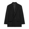 TAOP&ZA Spring/Summer Women's Double-Breasted Turn-Down Collar Versatile Suit Jacket