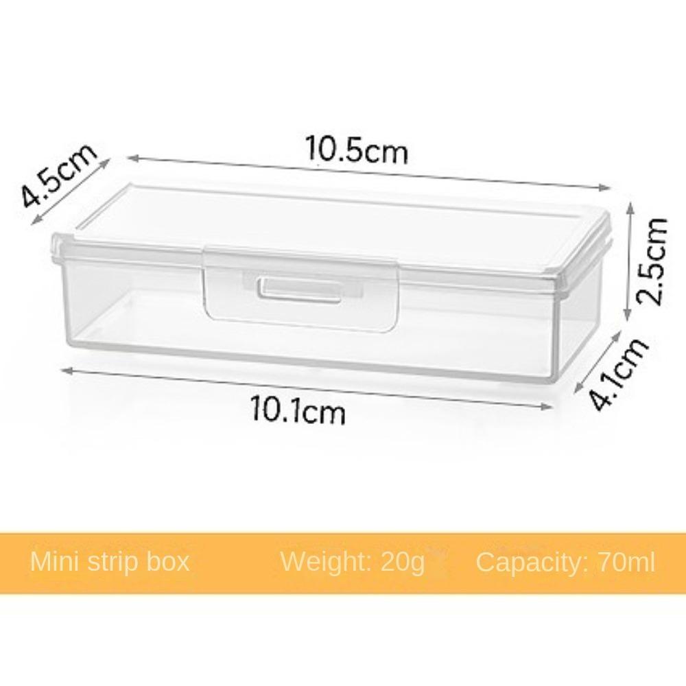 Plastic Square Box Transparent Storage Boxes New Small Storage Box Craft Bead