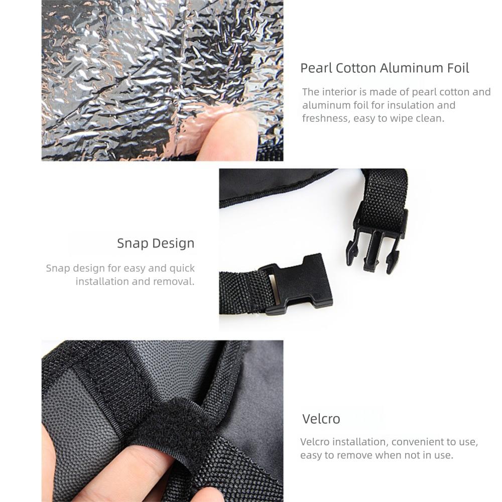 Multi-Pocket Car Seat Back Organizer Multi-functional Cooler Storage Bag  Car Interior Accessories