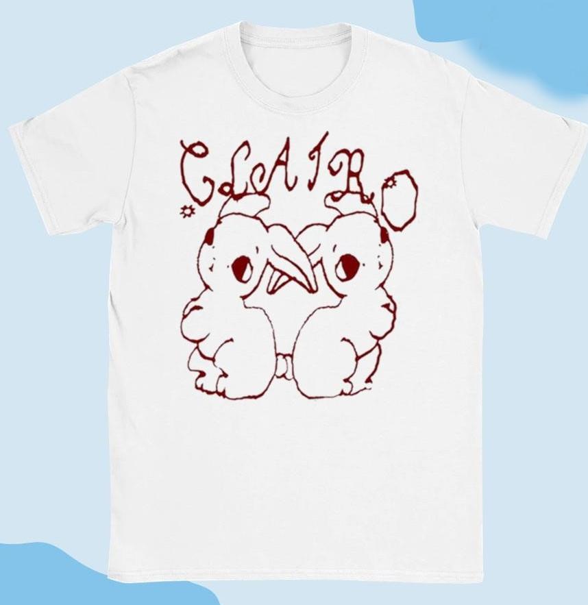 Clairo Charm Bunny Tour 24 T-shirt size S-5XL XL