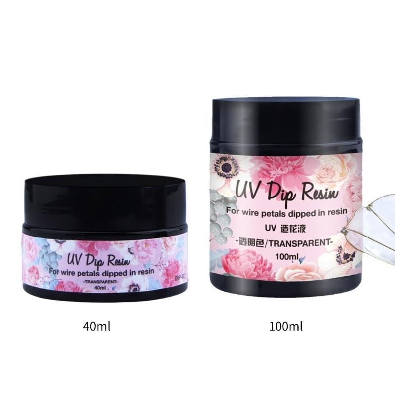 Trwała żywica utwardzana promieniami UV Przezroczysty zestaw klejów epoksydowych utwardzanych promieniami ultrafioletowymi do wyrobu biżuterii Wszechstronny przezroczysty klej