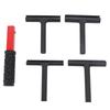 4-in-1 Scharnierspalt-Einstellschlüssel-Set 14 mm bis 25 mm, Werkzeug zur Einstellung von Türscharnieren aus hochkohlenstoffhaltigem Stahl