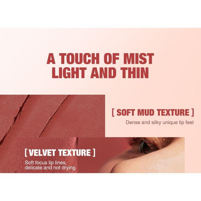 O.TWO.O - Velvet Matte Lip & Cheek Mud (1-5)