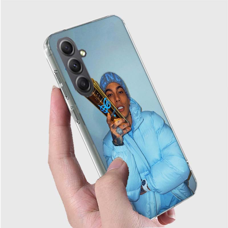 Rapper Sfera Ebbasta Phone Case for Samsung A16 A26 A36 A56 A17 A37 A57 A07 A06 A02S A03 A04S A05S Galaxy Note 20 10 A50S A71 A5