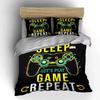 Game controller and text. Bedding sets Duvet cover sets Duvet covers Pillowcases(1*Duvet Cover 2*Pillowcases without duvet insert)