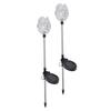 2Pcs Garden Solar Lights LED RGB Fast Charging Petal Design Easy Installation Outdoor Solar Lights