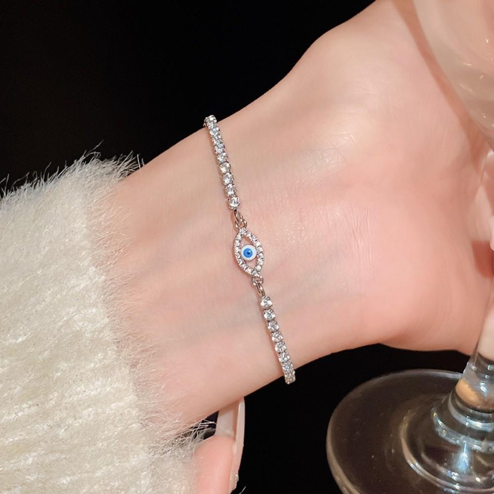 Luxury Vintage Glaze Devil's Eye Bracelet Devil's Eye Banquet Clothes Jewelry  Party Favors