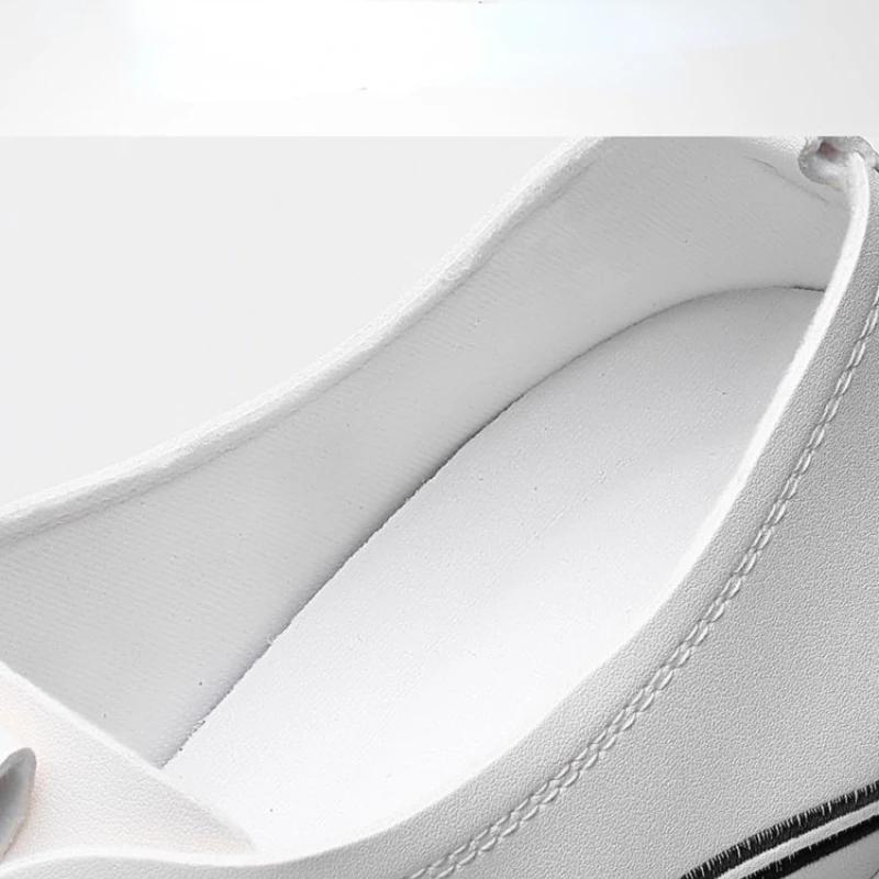 Fashion Men's Casual Shoes ,2025 Soft-soled, Comfortable and Casual Leather Shoes, Versatile and Trendy New Spring White Sneakers