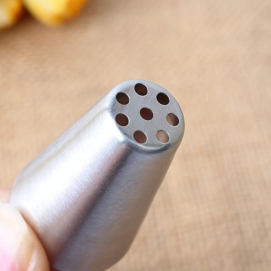 5pcs Cookies Tip Metal Cream Decorating Tip Sets Pastry Tools Stainless Steel Piping Icing Nozzle Cupcake Head Dessert Tools New