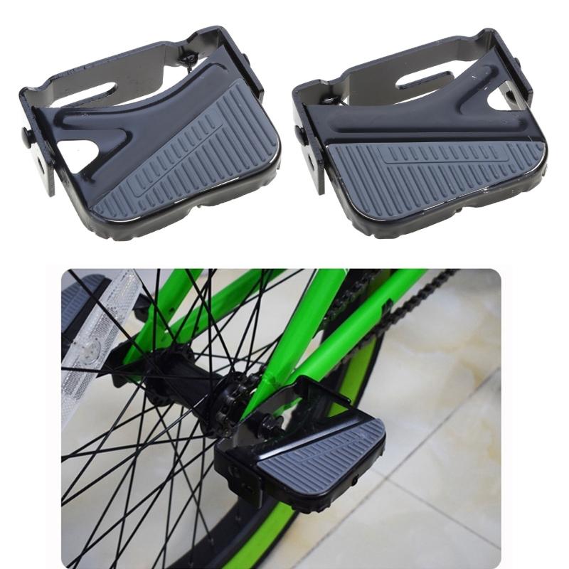Bike Rear Pedals Footrests Non-Slip Electric Bike Rear for Seat Footrest Pedals