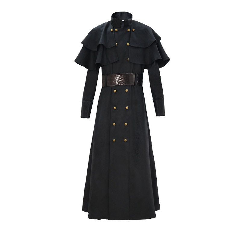 Halloween Adult Medieval Steampunk Style European and American Plague Doctor Costume with Bird-Beak Crow Mask