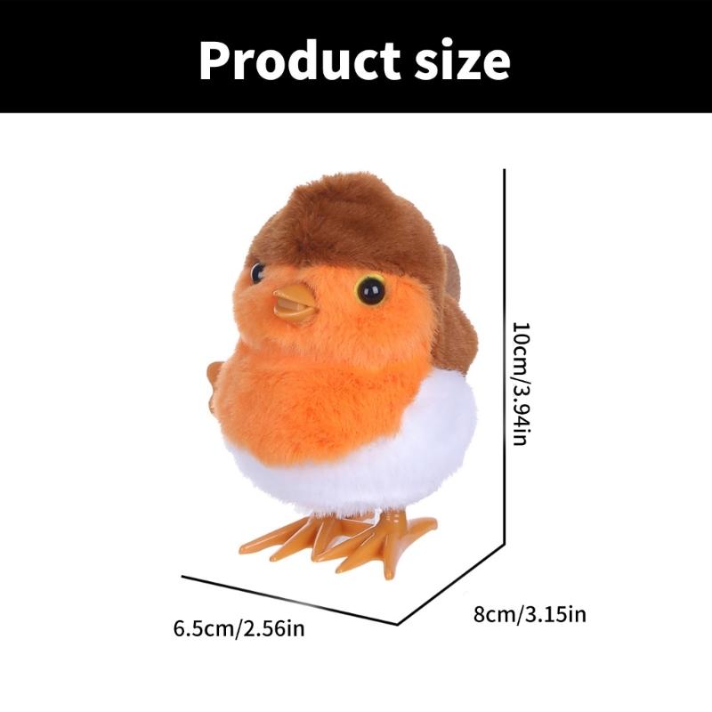 Jumping Robin Wind Up Toy Bird Jumping Clockwork Toy for Kids Classroom Gifts Birthday Parties Favor Goody Bag Filler