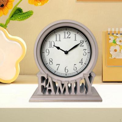 Decorative Mantel Clock for Home Use with Arabic Numerals
