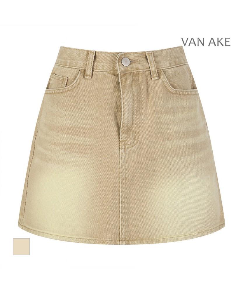 VANAKE Washed Mini Skirt_Vb45Dkq301Z