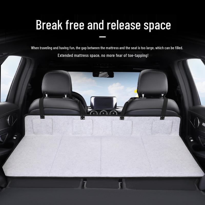 RV Travel Mattress with Headrest for Car Trunk & Rear Seat