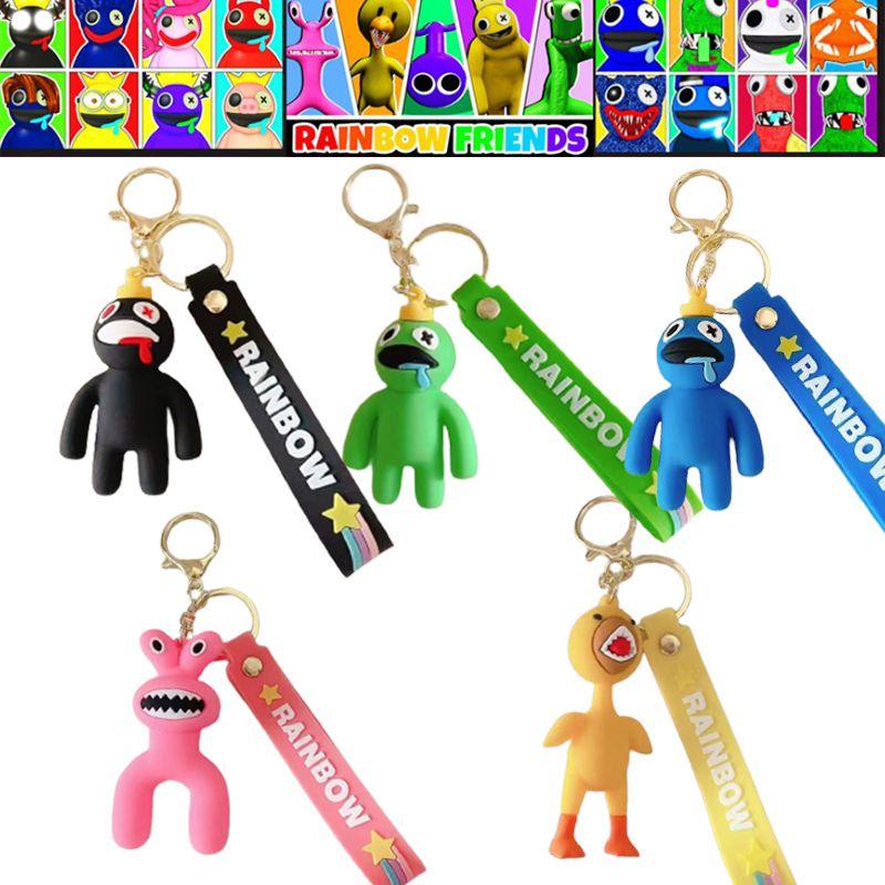 Roblox Rainbow Friends Silikon-Schlüsselanhänger – Taschenanhänger Kinder Weihnachtsgeschenk