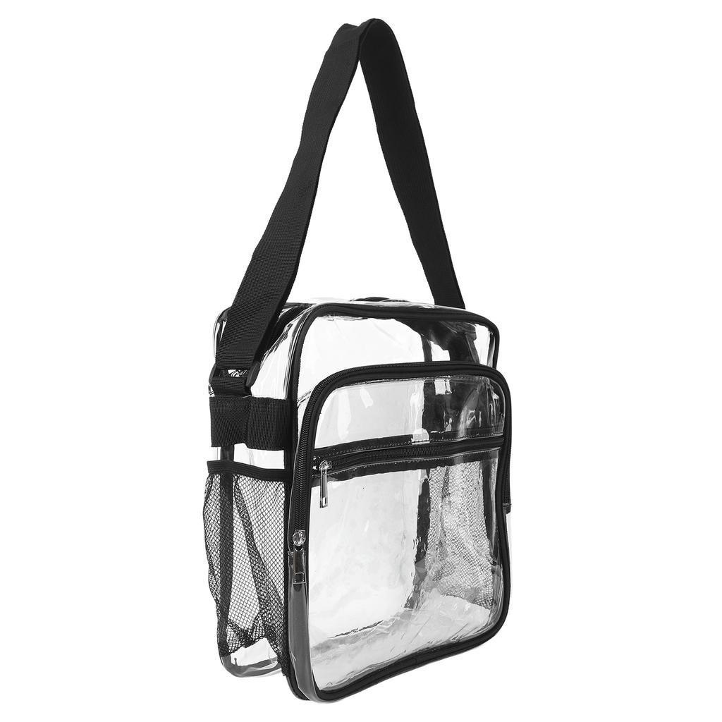 Clr Shoulder Bag Fashion Lightweight Large Capacity PVC Transparent Shoulder Bag for Travel Concerts Sports Events