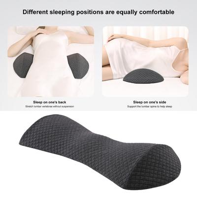 Waist Pillow Memory Foam Lumbar Support Pillow Pressure-relieving Pregnant Waist Support Cushion for Home Bed
