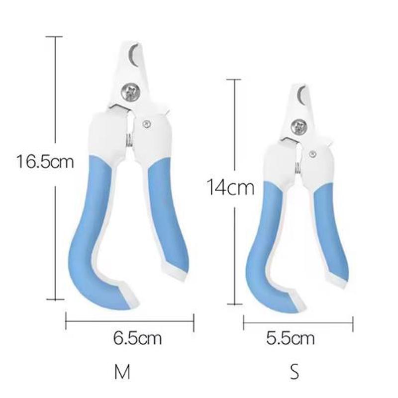 Professional Pet Nail Clipper Stainless Steel Dog Cat Nail Trimmer Labor-Saving Nail Clipper Convenient Cat Grooming Supplies