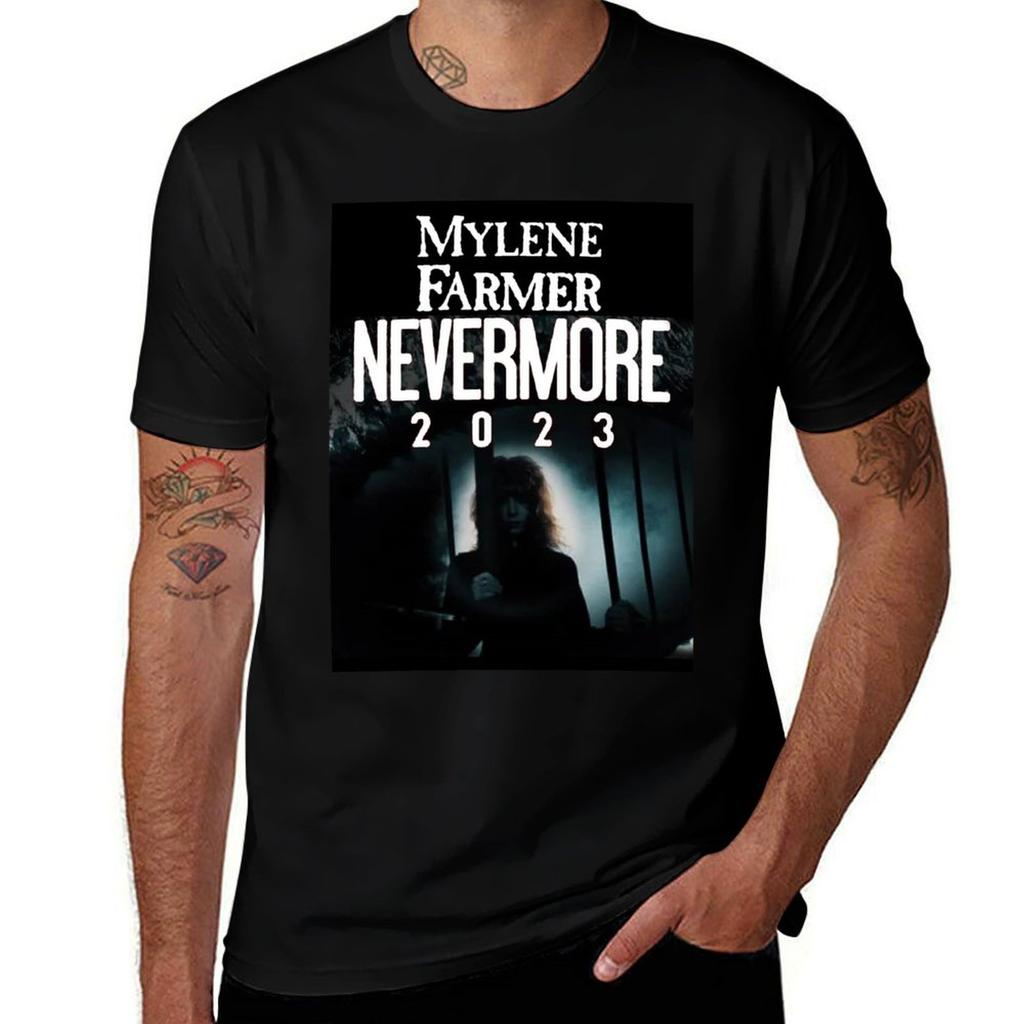 Mylene Farmer Nevermore 2023 Tshirt Soft Antishrink Cotton Tee Tshirt