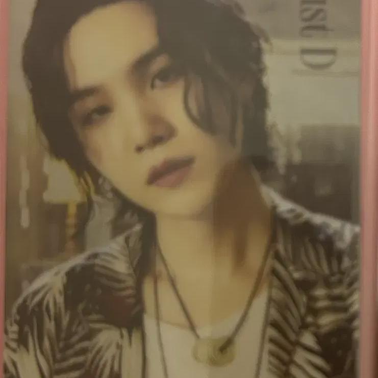 

Металлическая фотокарточка Suga D-day