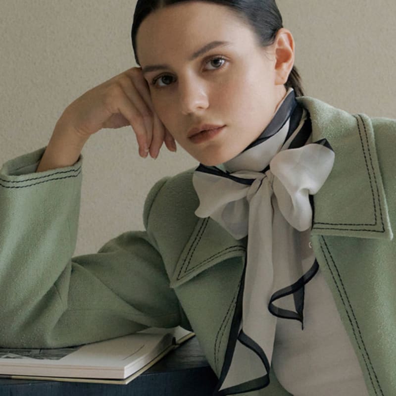 BB’DE SOLI’DE New Ell Chiffon Scarf (3color)