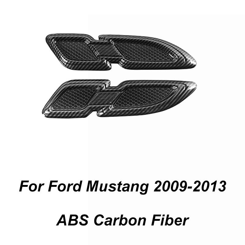 TESIN Autocolante de acoperire pentru decorațiuni interioare din fibră de carbon pentru Ford Mustang 2009 2010 2011 2012 2013 2014 Exterior