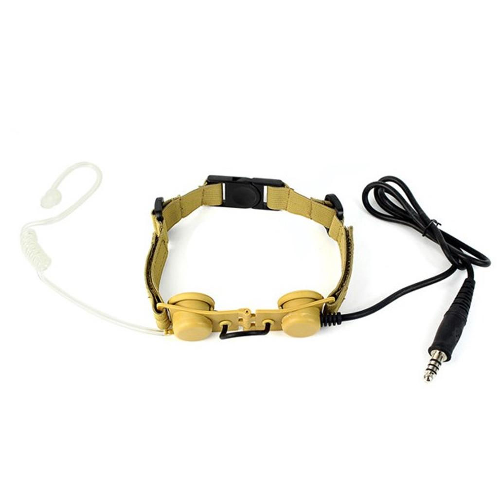Z Tactical Throat Mic Z003 Air Tube Headset with U94 PTT for Two Way Radio BaoFeng UV-5R UV-5X UV-82 TYT TH-UV8000D Retevis H777