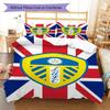 LUFC Logo Bedding Quilt Set Quilt Cover Pillowcase Home Decoration Birthday Gift (1 * Duvet Cover + 2 * Pillowcase, Without Core)