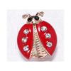 Versatile Ladybug Beetle Brooch: Creative Cartoon Insect Pin for Shirts