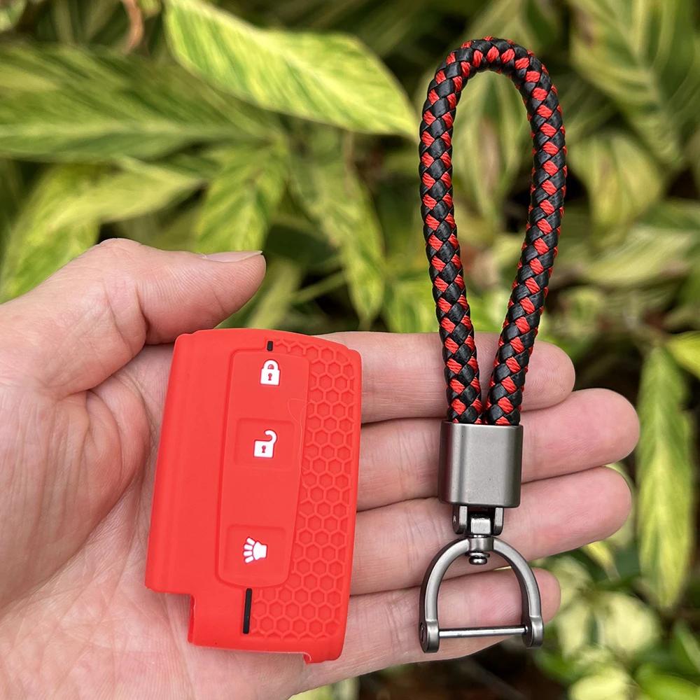 Silicone Car Key Case Holder Shell Soft Remote Cover Protector for TOYOTA Corolla Verso 2004 2006 2007 Prius Gen 20 2005 2008