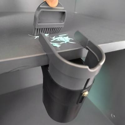 Pattumiera 0,5L Mini da Appendere da Scrivania con Spazzola Scopa Compatta