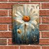 Retro Aluminum Tinplate Paintings, Coffee Shop License Plates, Round - Shaped Rural - Style Decorations for Bar Walls