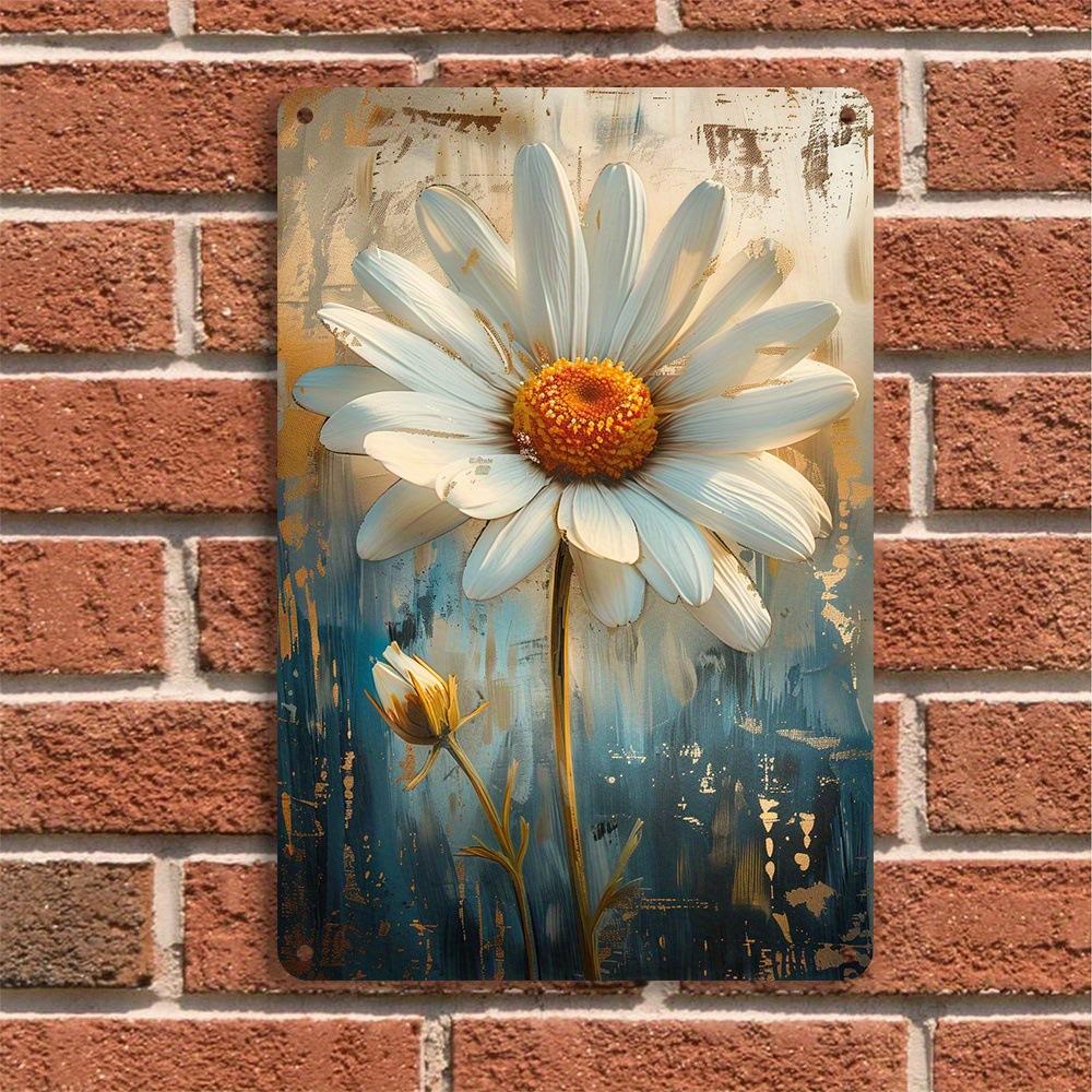Retro Aluminum Tinplate Paintings, Coffee Shop License Plates, Round - Shaped Rural - Style Decorations for Bar Walls