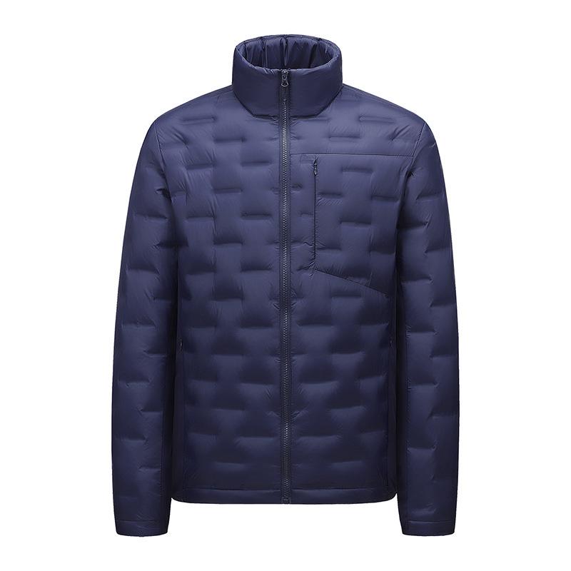Leichte Daunenjacke für Damen und Herren mit Stehkragen für den Winter - Weiße Entendaune, Modischer Lässiger Warmer Mantel