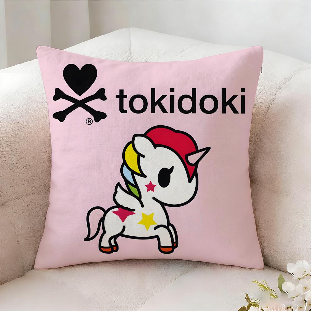 Ttokidokis Animation Pillow Case Pillowcase Doublesided Printed Sofa Cushion Bedroom Headboard Pillow
