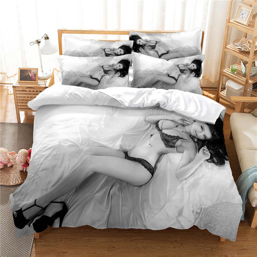 3D Cartoon Bedding Set Queen Bedding Duvet Cover Set Bedding Set Bed Cover Cotton Queen Bedroom Bed Cover Set Bed Set Bedding