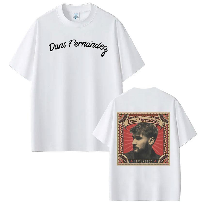 Rapper Dani Fernandez Fashion Graphic Tshirts Men Women Hiphop Tshirts 2026 Spring Summer Pure Cotton Harajuku Top Ins Y2k