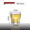 Shangqi Kommerzieller Achteckiger Bierkrug aus gehärtetem Glas