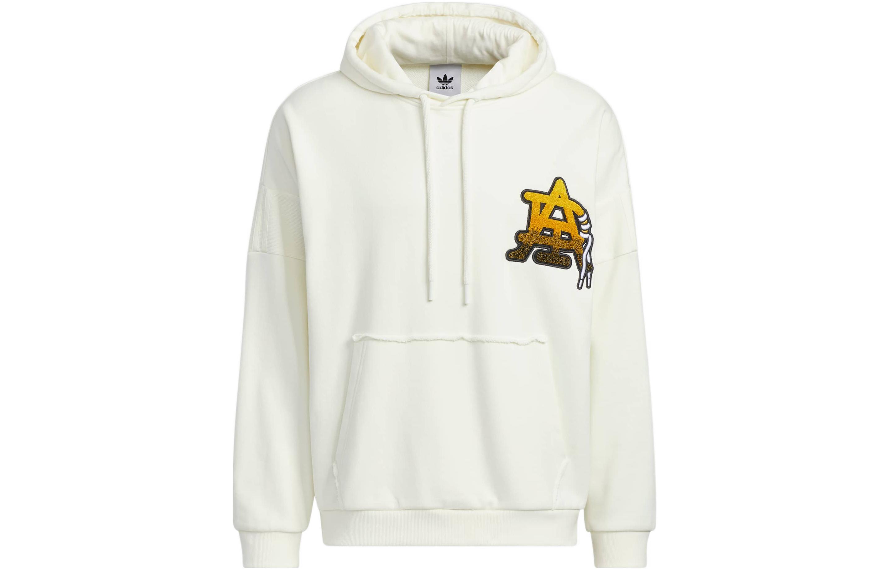 Adidas Sweatshirts Men s White Hooded Moderate Other HS7287 S