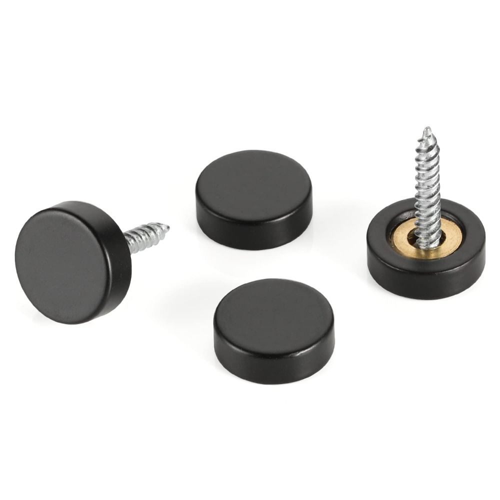 20Pcs Stainless Steel Screw Covers Caps Mirror Decorative Screws Caps Sign Shop Facilities