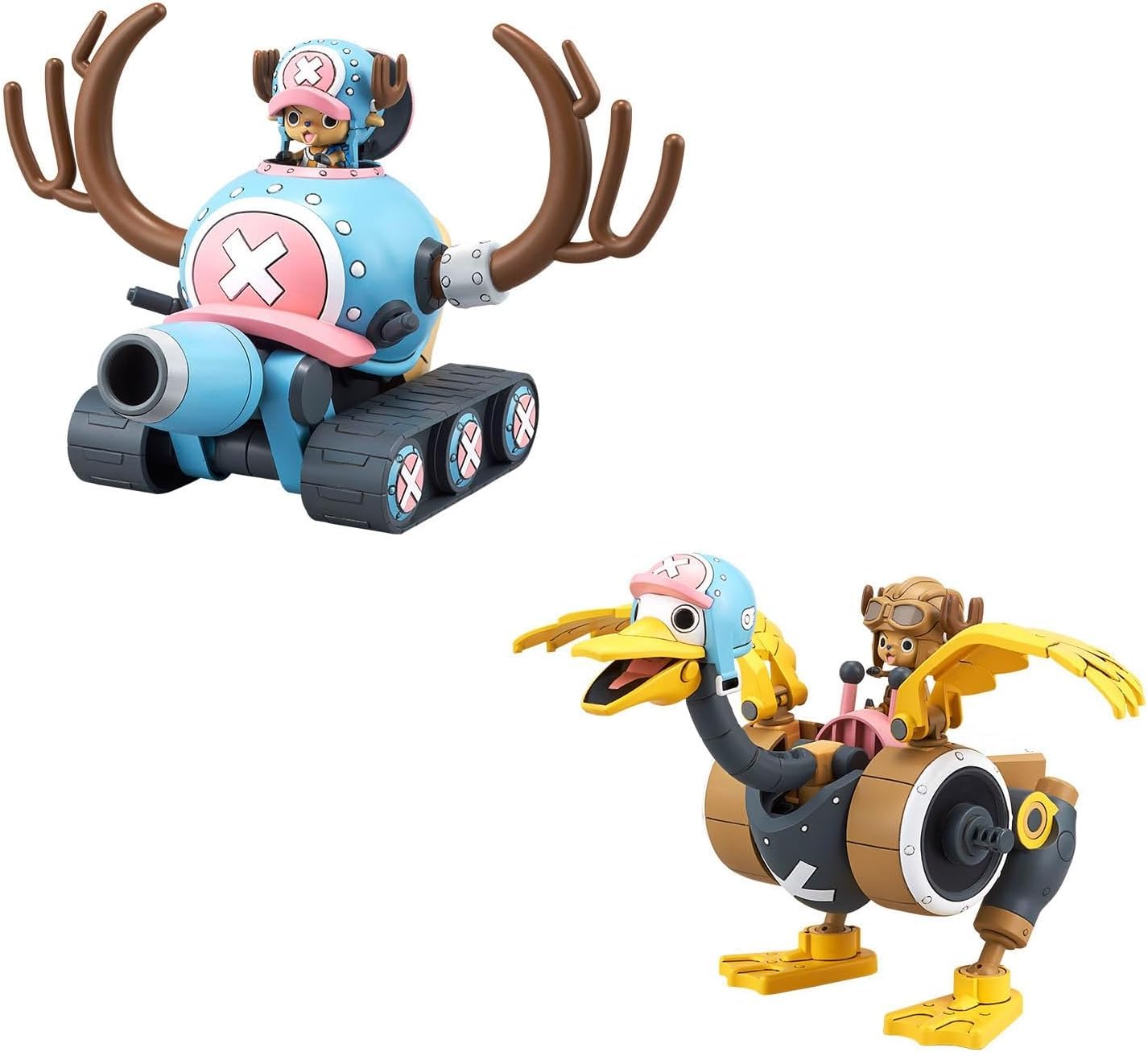 

BANDAI SPIRITS ONE PIECE Chopper Robo No. 1 & No. 2 (Chopper Tank & Chopper Wing) Pre-Colored Plastic Model