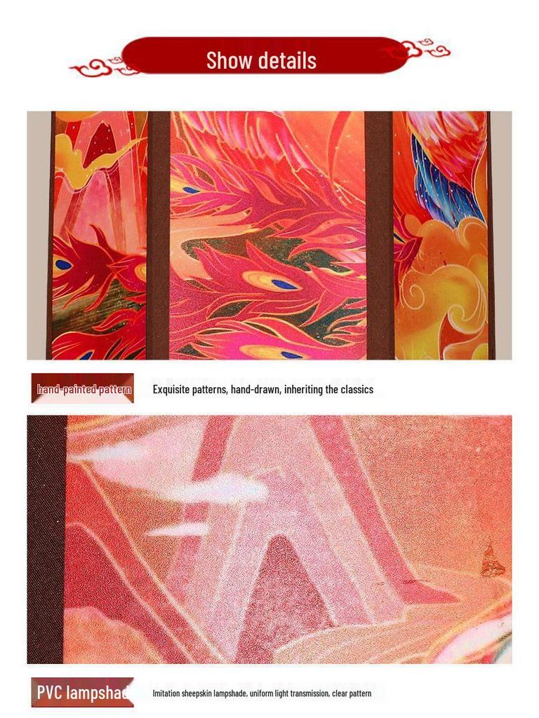 Outdoor Waterproof Traditional Chinese Lantern: Elegant Imitation Sheepskin for Restaurant or Chandelier Decoration